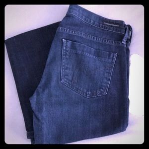 Dark Wash Citizens Petite Bootcut Leg Jeans